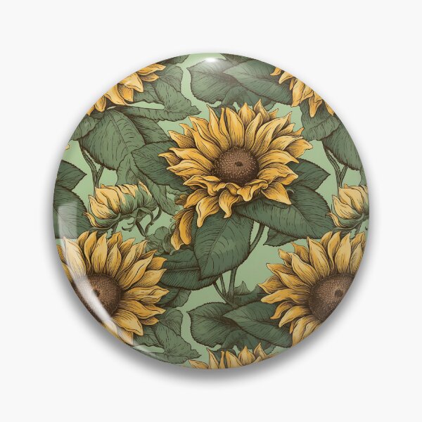 Item preview, sunflower, sunflower pattern designed and sold by ArtVilleStore.