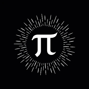 Artwork thumbnail, Fun and Cool Pi - Math Symbol by MathVerge