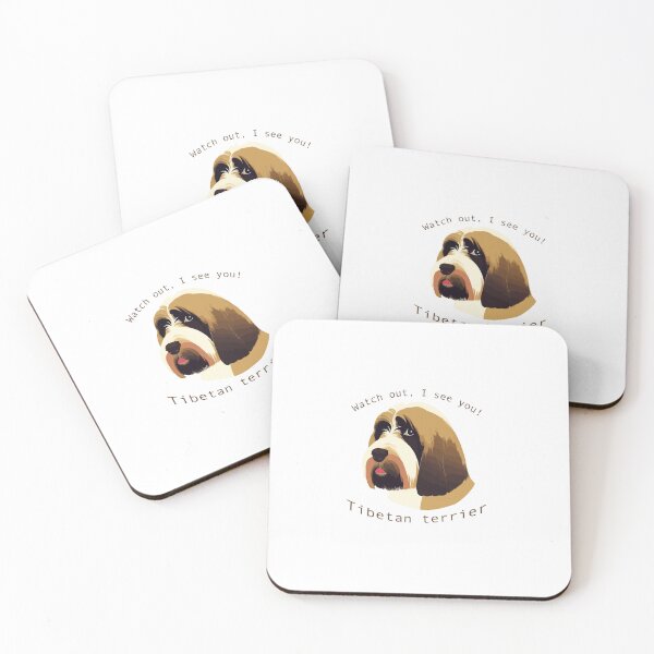 Item preview, Tibetan Terrier Invasion designed and sold by Alessandro Remo Mazzoni Remotextiles.