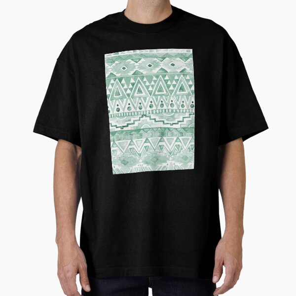 Artikel-Vorschau von Watercolor Aztec Pattern green, designt und verkauft von lizzie-burgundy.