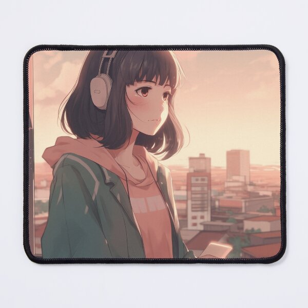 Item preview, Lofi Anime Girl designed and sold by Brush-Blueprint.