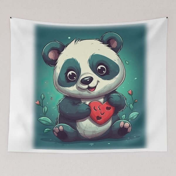 Item preview, Panda With a Heart designed and sold by Diego Re.