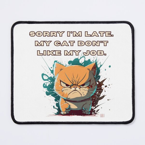 Item preview, Angry Cat designed and sold by Agnesbo.