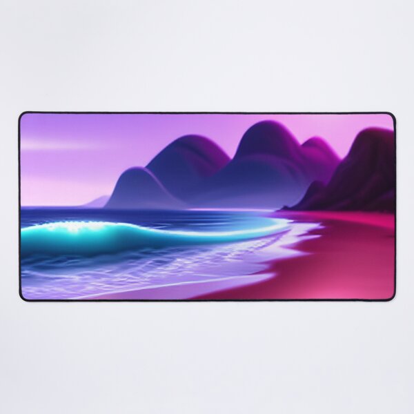 Item preview, The Pink Paradise: Beach, Sunset, Fantasy, Cartoon, and Mountain designed and sold by stylishdzign.