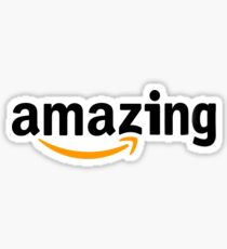Pegatina Increíble logotipo de Amazon