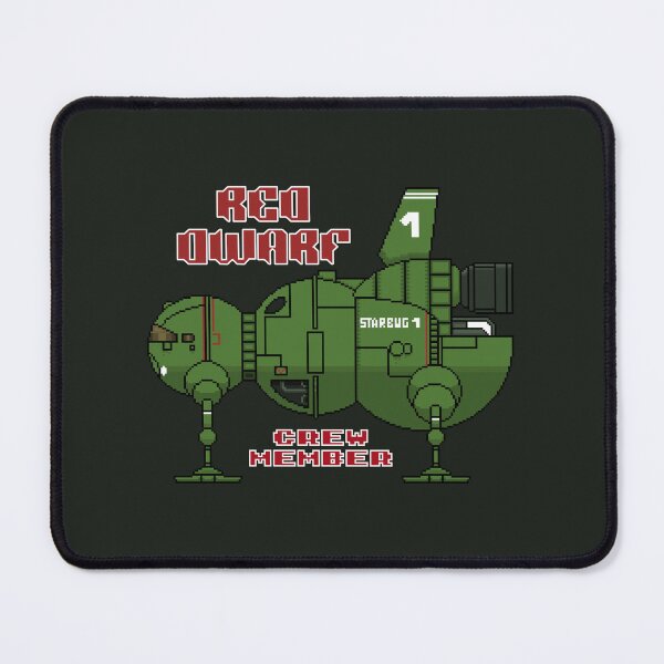 Item preview, Retro 16-Bit Mining Ship (on Grey) designed and sold by epinkb.