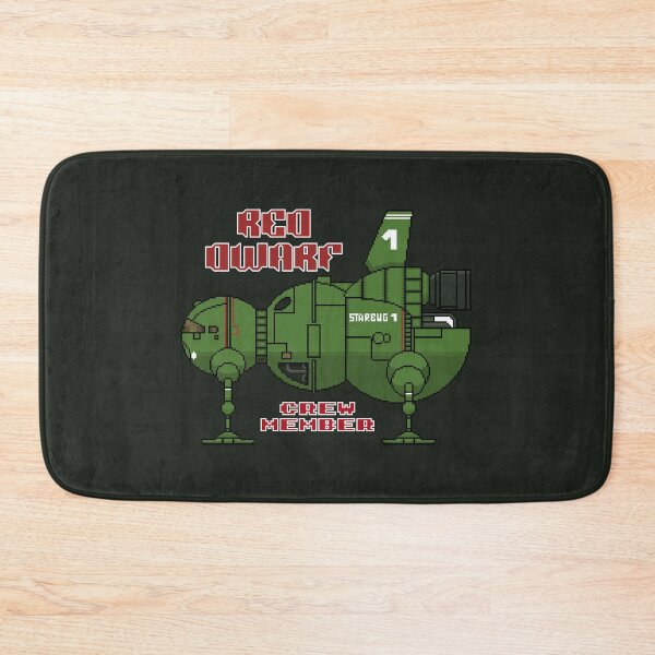 Item preview, Retro 16-Bit Mining Ship (on Grey) designed and sold by epinkb.