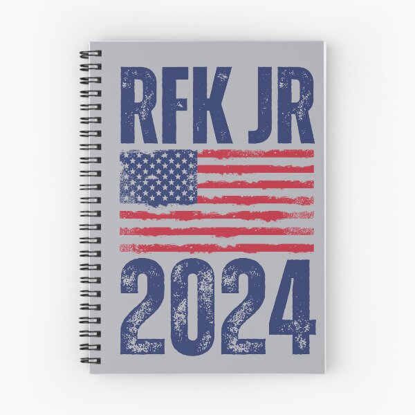 Aperçu de l'œuvre RFK JR 2024 avec drapeau américain créée et vendue par LaurenTFOGT.