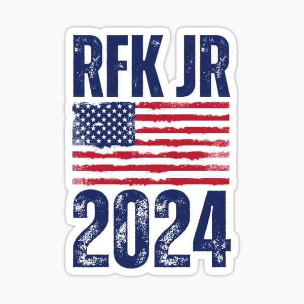 Item preview, RFK JR 2024 With American Flag designed and sold by LaurenTFOGT.