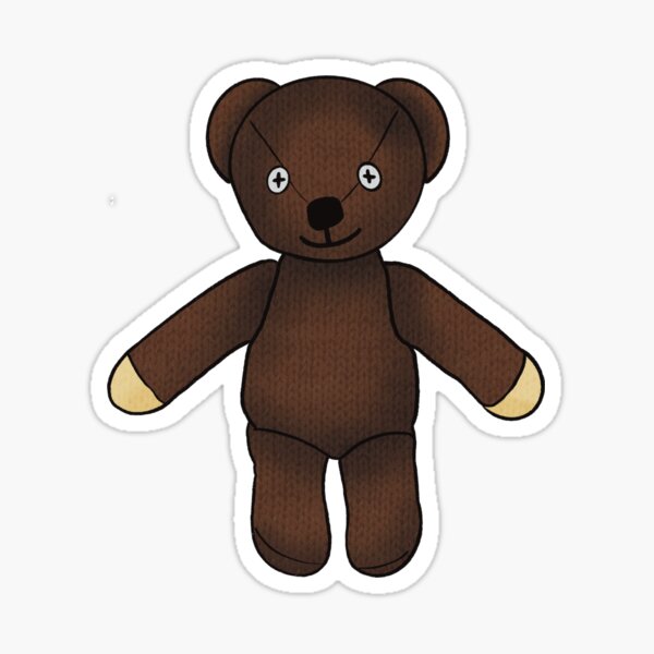 Mr Bean Teddy Stickers for Sale