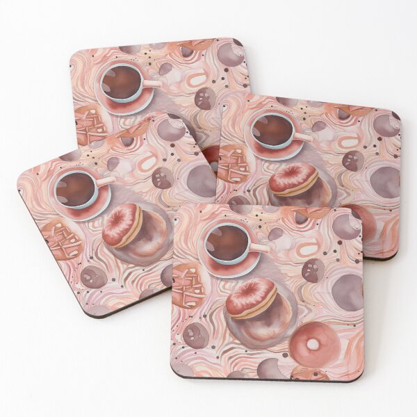 Item preview, More Sugar and Caffeine Foodie Pattern designed and sold by nipplesofvenus.