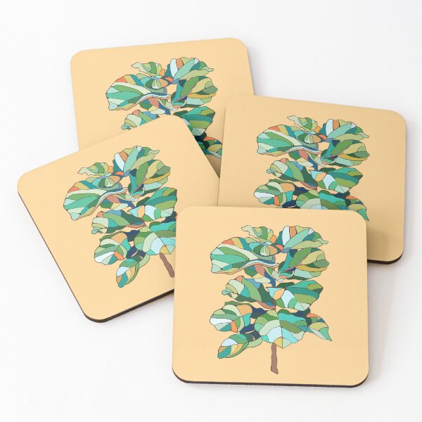 Item preview, Colourful Fiddle Leaf Fig designed and sold by Plantfully.