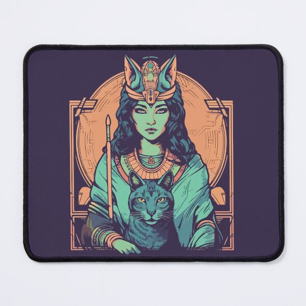Item preview, Art Deco Bastet designed and sold by 8bitbubbles.