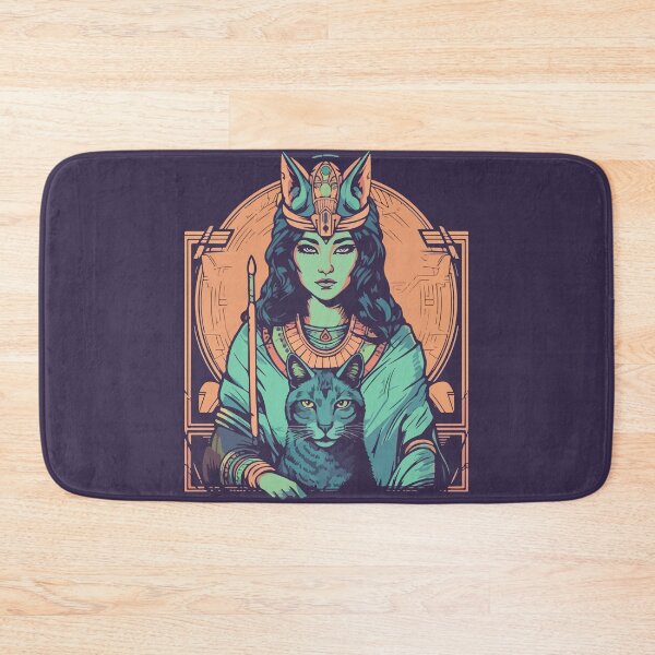 Item preview, Art Deco Bastet designed and sold by 8bitbubbles.
