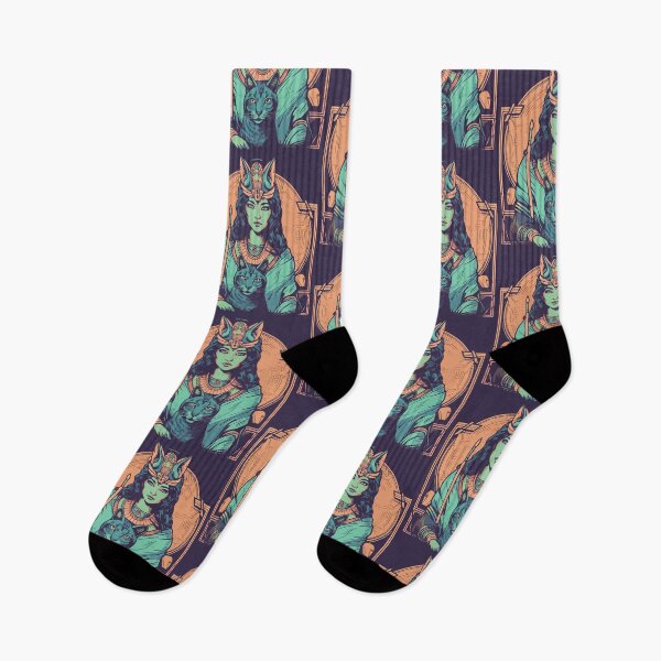 Item preview, Art Deco Bastet designed and sold by 8bitbubbles.