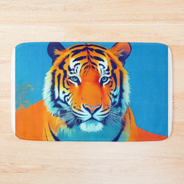 Artikelvorschau, Pop-Art-Tiger-Porträt entworfen und verkauft von bobbi-gyre.