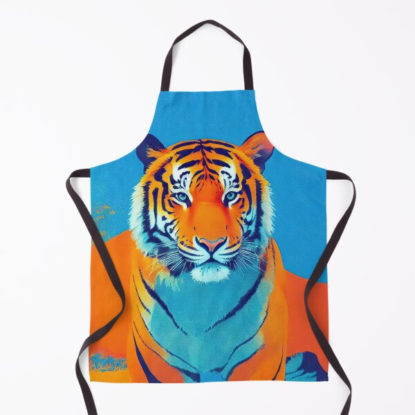 Artikelvorschau, Pop-Art-Tiger-Porträt entworfen und verkauft von bobbi-gyre.