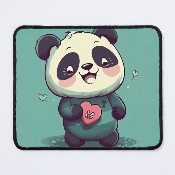 Item preview, Laughing Panda With A Heart designed and sold by Diego Re.
