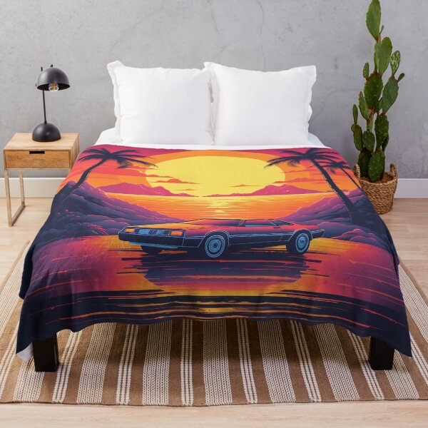 Item preview, Outrun Retro Waterside Drive designed and sold by Brush-Blueprint.