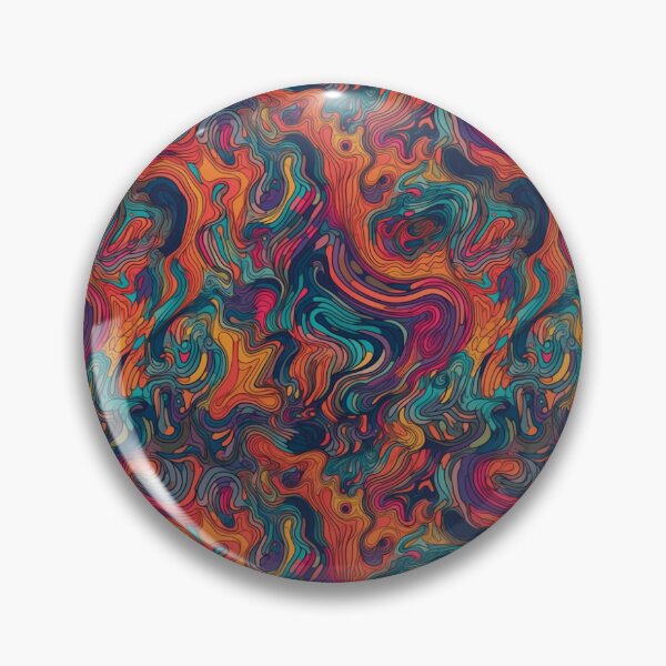 Artikelvorschau, Trippy Abstract - Mesmerizing Trippy Pattern entworfen und verkauft von Reimagining Images.