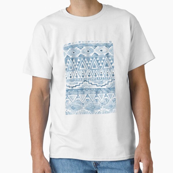 Artikel-Vorschau von Watercolor Aztec Pattern blue, designt und verkauft von lizzie-burgundy.