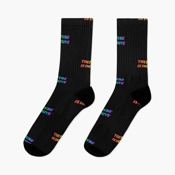 Item preview, The Future Is Inclusive LGBT Pride Rainbow designed and sold by Inspirationmotivation.
