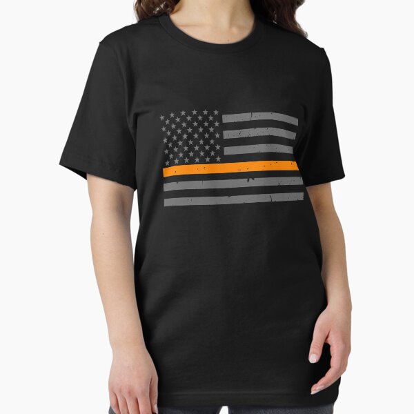 Item preview, Thin Orange Line American Flag designed and sold by bluelinegear.