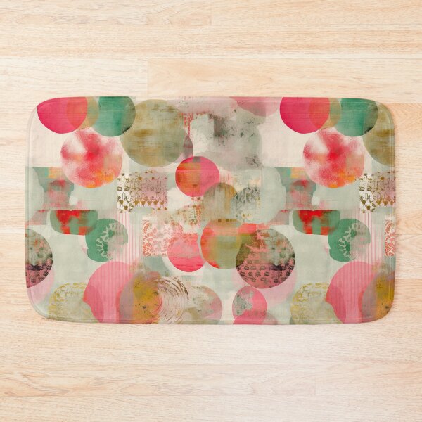 Item preview, Pink Polka Dot Abstract Pattern designed and sold by nipplesofvenus.