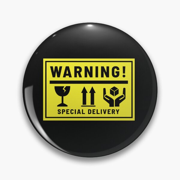 Item preview, Warning special delivery designed and sold by Stefbay.