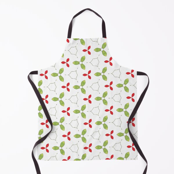 Item preview, Flower pattern with green and red leaves designed and sold by cute-tees.
