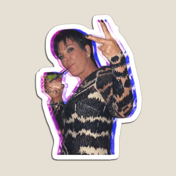 Kris Jenner Sticker Magnet