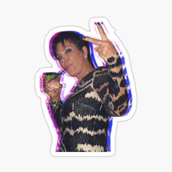 Autocollant Kris Jenner Sticker