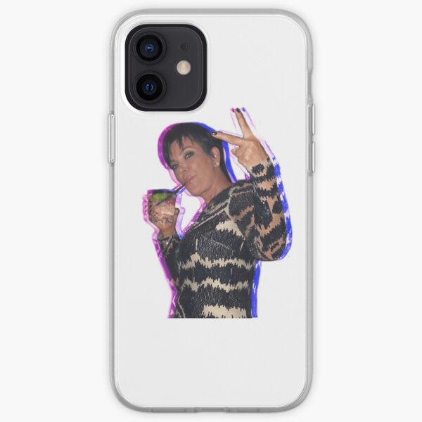 Pegatina Kris Jenner Funda blanda para iPhone