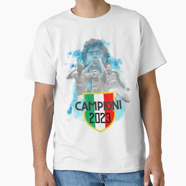 Maglietta Napoli 100% Cotone - T-Shirt Tifosi SSCN Con Stampa Professionale - Foto 6