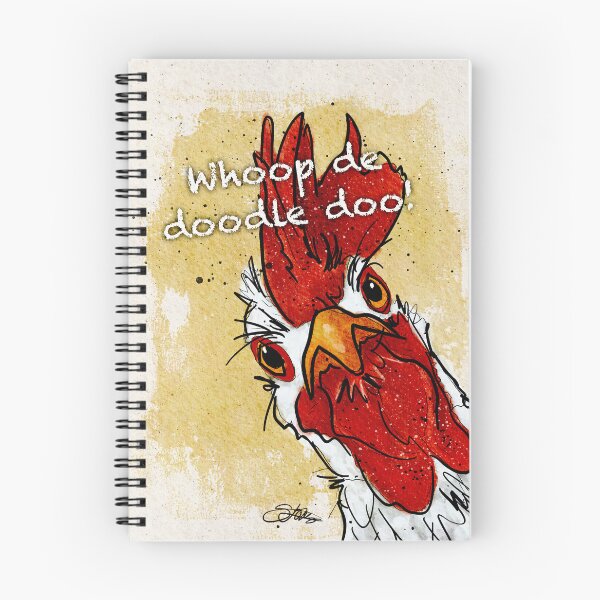 Item preview, Whoop de doodle doo! - Grumpy Rooster designed and sold by Shanda Louis.