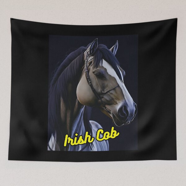 Item preview, Irish Cob Black Background designed and sold by IrishPOD.