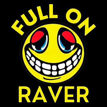 Artwork thumbnail, Full on Raver by RaspberriStudio