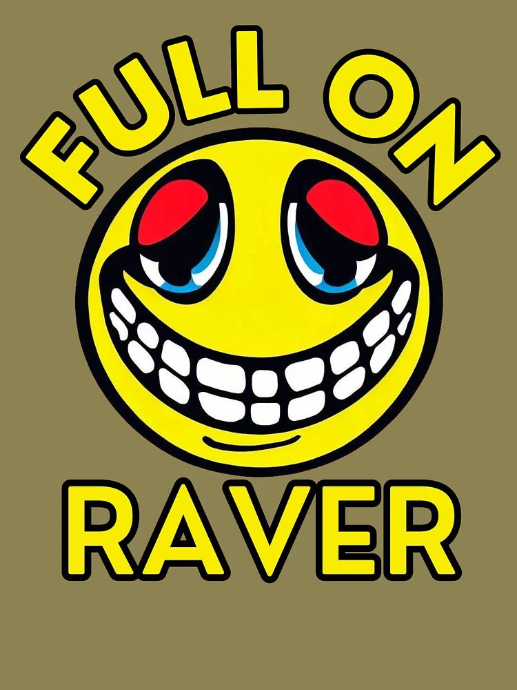 Thumbnail 6 of 6, Premium Oversized Sweatshirt, Full on Raver designed and sold by RaspberriStudio.