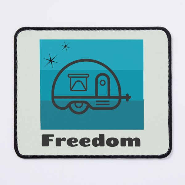 Item preview, Trailer Camping, Camp Life, Freedom, Outdoor Life, Love Outdoors, Nature Lover Gift designed and sold by IrvineCreek.