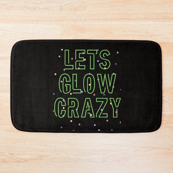 Item preview, Funny Lets Glow Crazy Birthday Retro Roller Skating Theme designed and sold by MagicSD Designs.
