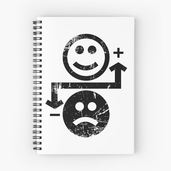 Item preview, Happy face sad face mental health smiley face feel better positive vibes plus minus symbols designed and sold by doseofwin.