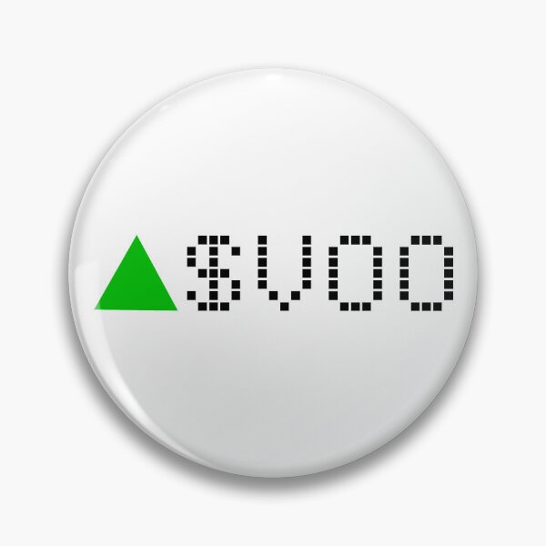 Item preview, Vanguard 500 Index Fund ETF - VOO - Stock Ticker Green Black Font designed and sold by frankyou.