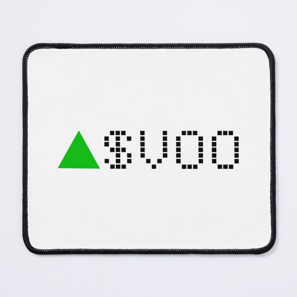 Item preview, Vanguard 500 Index Fund ETF - VOO - Stock Ticker Green Black Font designed and sold by frankyou.