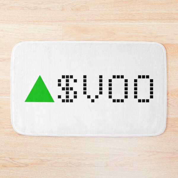 Item preview, Vanguard 500 Index Fund ETF - VOO - Stock Ticker Green Black Font designed and sold by frankyou.