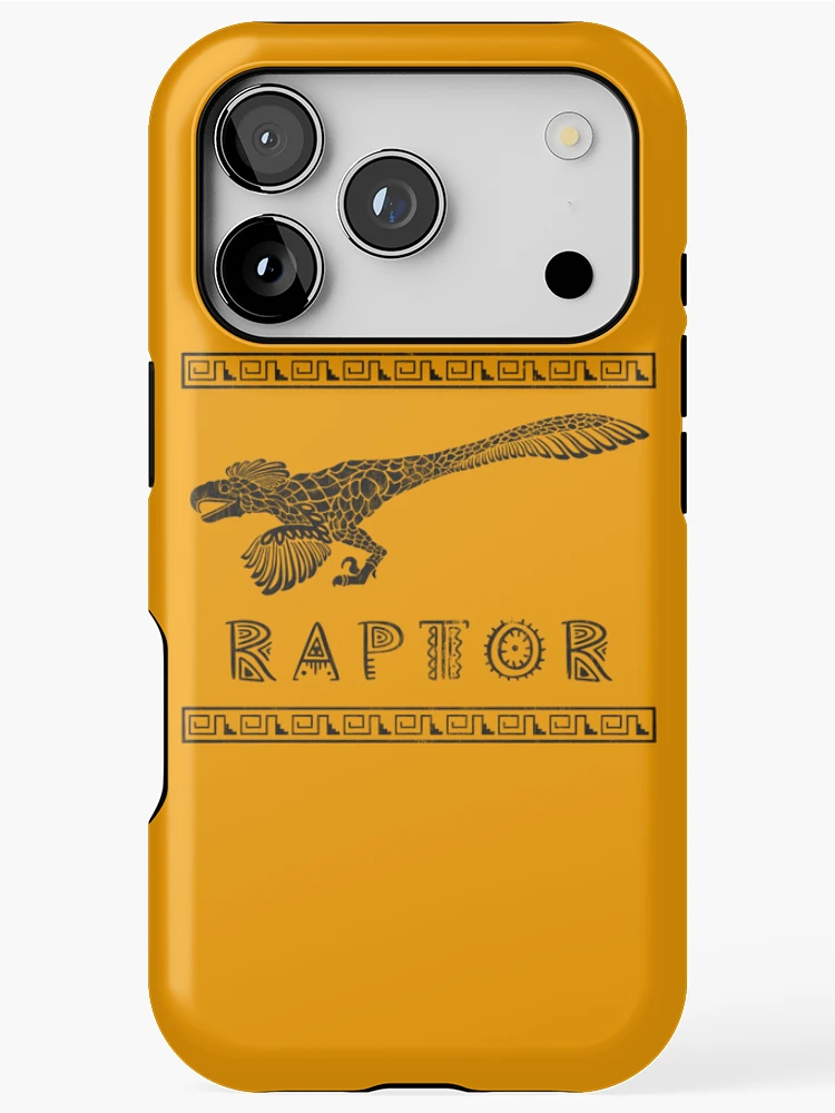 Thumbnail 1 of 4, iPhone Case, Aztec Raptor designed and sold by dlrdesignlab.