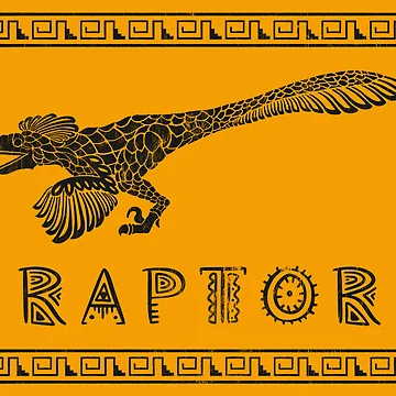 Artwork thumbnail, Aztec Raptor by dlrdesignlab