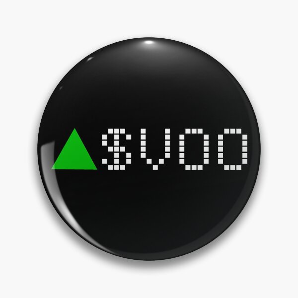 Item preview, Vanguard 500 Index Fund ETF - VOO - Stock Ticker Green White Font designed and sold by frankyou.