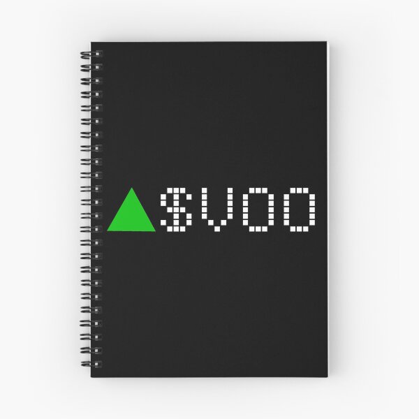 Item preview, Vanguard 500 Index Fund ETF - VOO - Stock Ticker Green White Font designed and sold by frankyou.