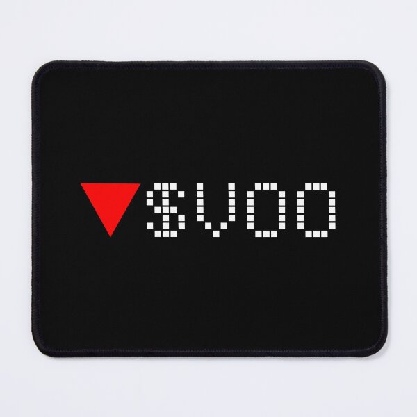 Item preview, Vanguard 500 Index Fund ETF- VOO - Stock Ticker Red White Font designed and sold by frankyou.