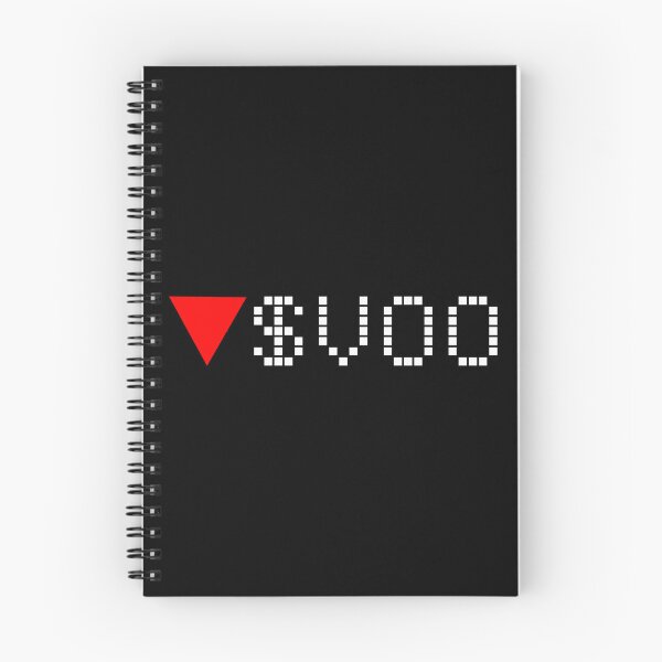 Item preview, Vanguard 500 Index Fund ETF- VOO - Stock Ticker Red White Font designed and sold by frankyou.